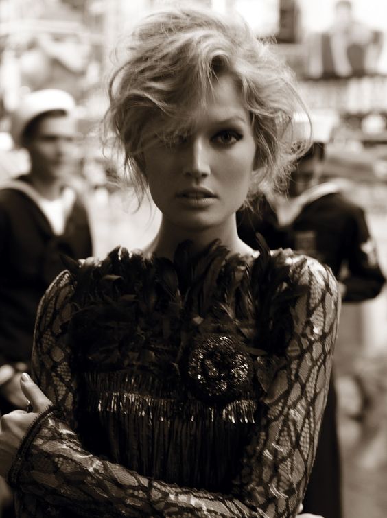 Toni Garrn photographed by Alexi Lubomirski for Vogue Germany, August 2012